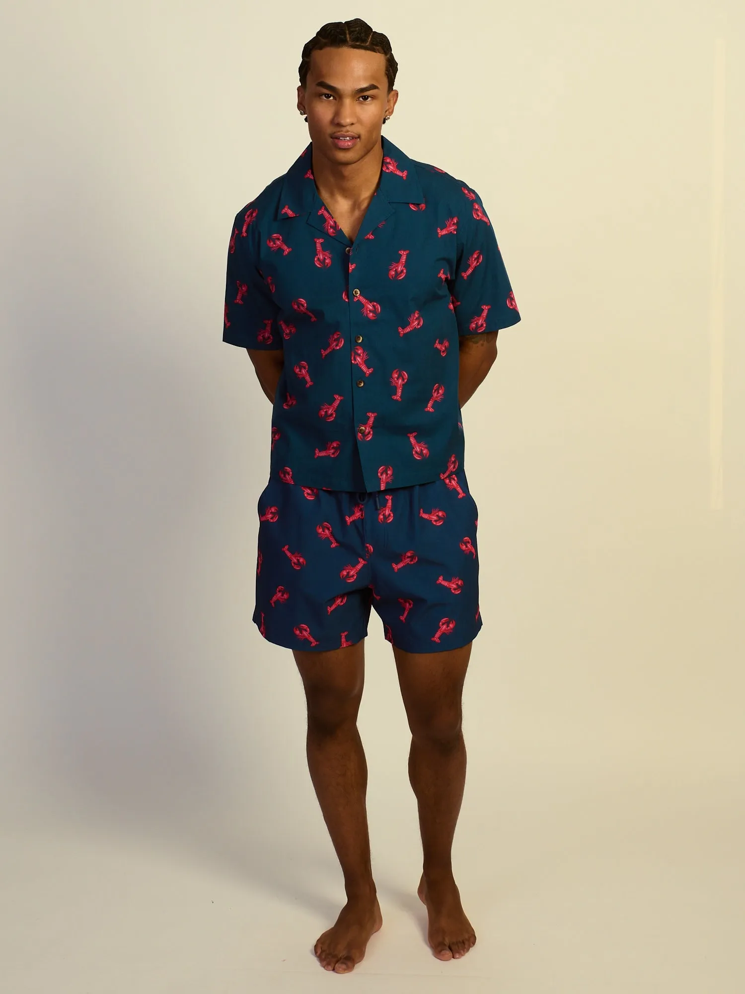 KOLBY SWIM LOBSTER SC WOVEN SHIRT - NAVY sold by Boathouse product image thumbnail 2