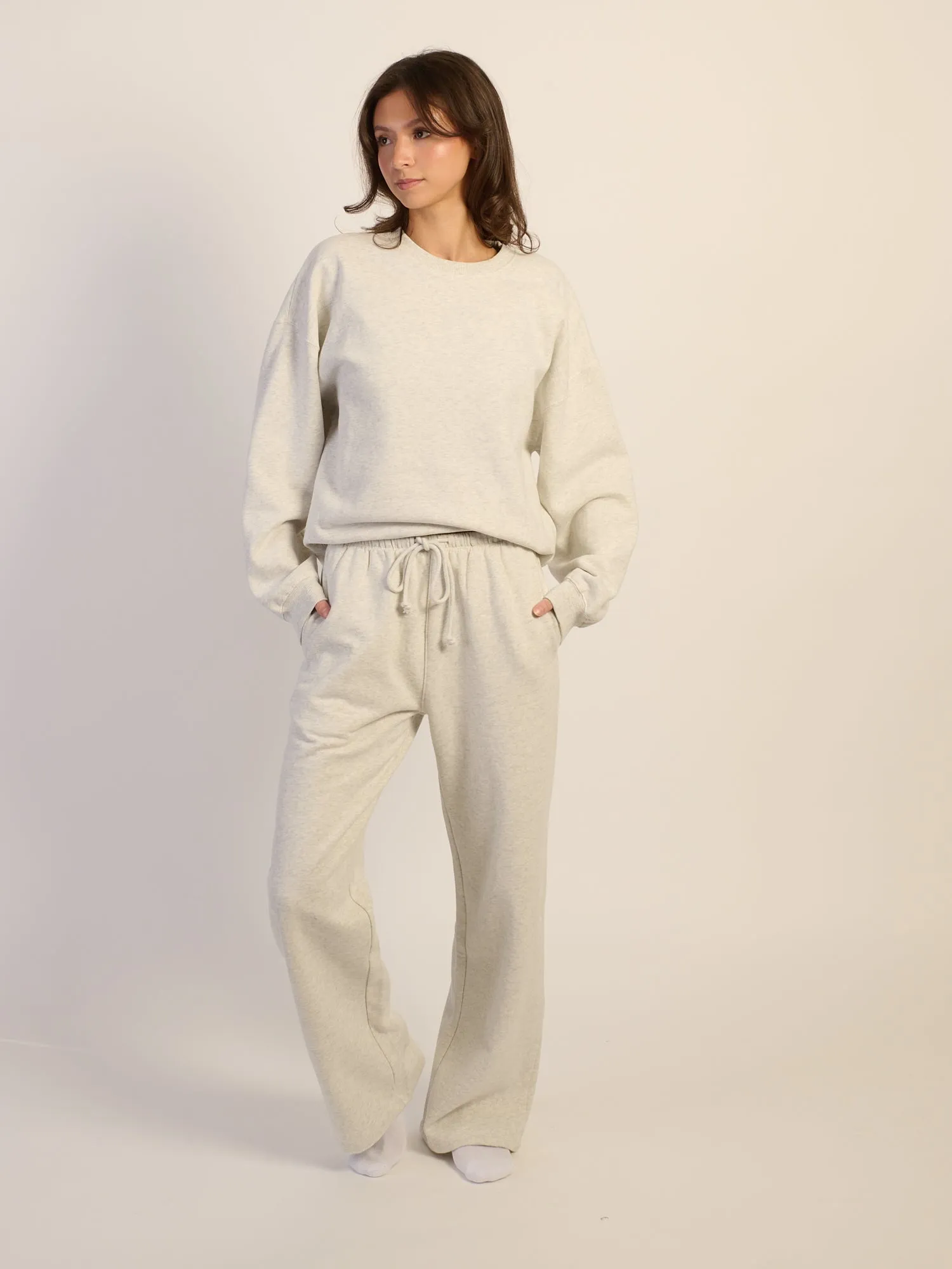 HARLOW STELLA STRAIGHT LEG SWEATPANT- OFF-WHITE sold by Boathouse product image thumbnail 2