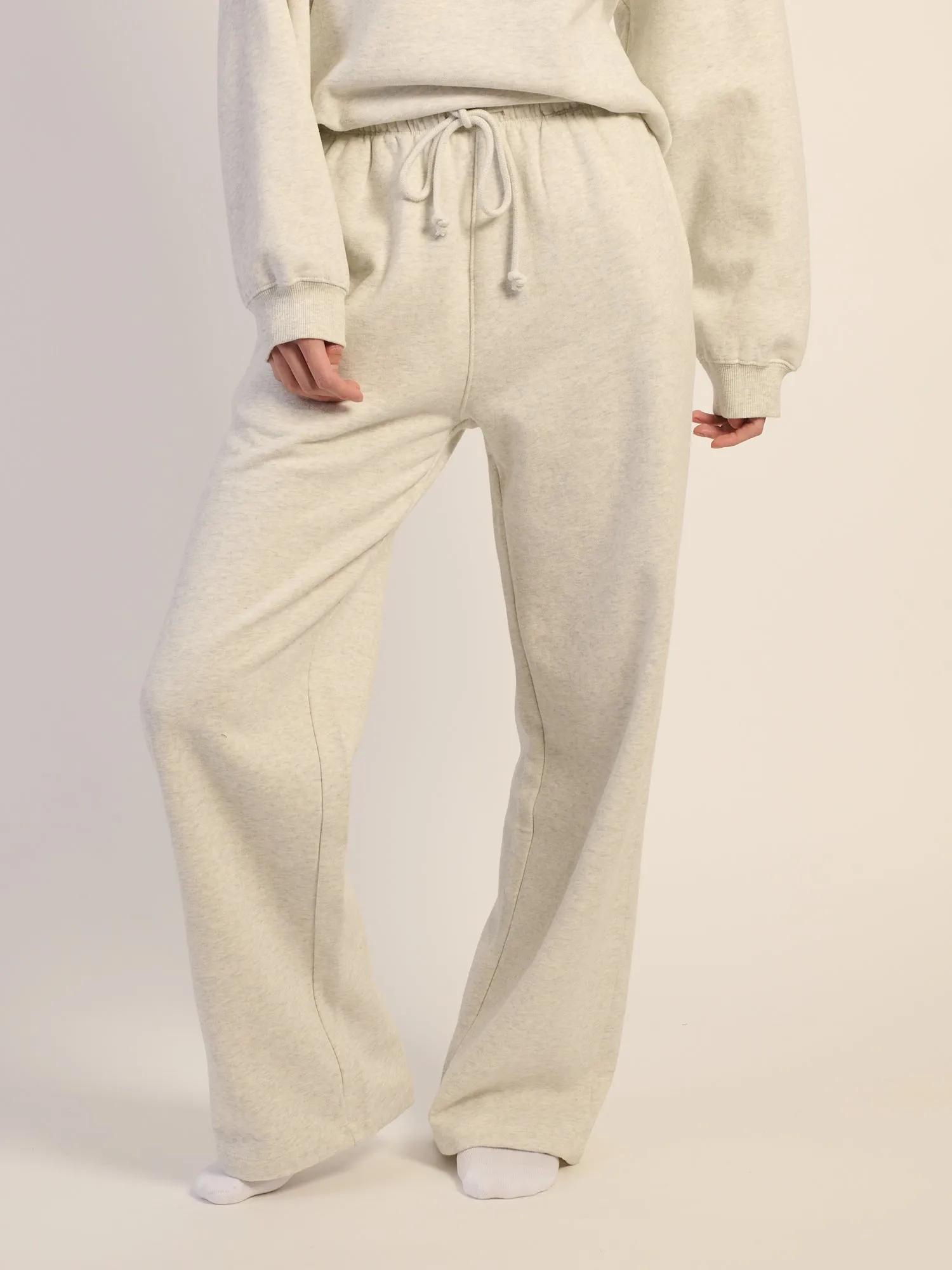 HARLOW STELLA STRAIGHT LEG SWEATPANT- OFF-WHITE sold by Boathouse