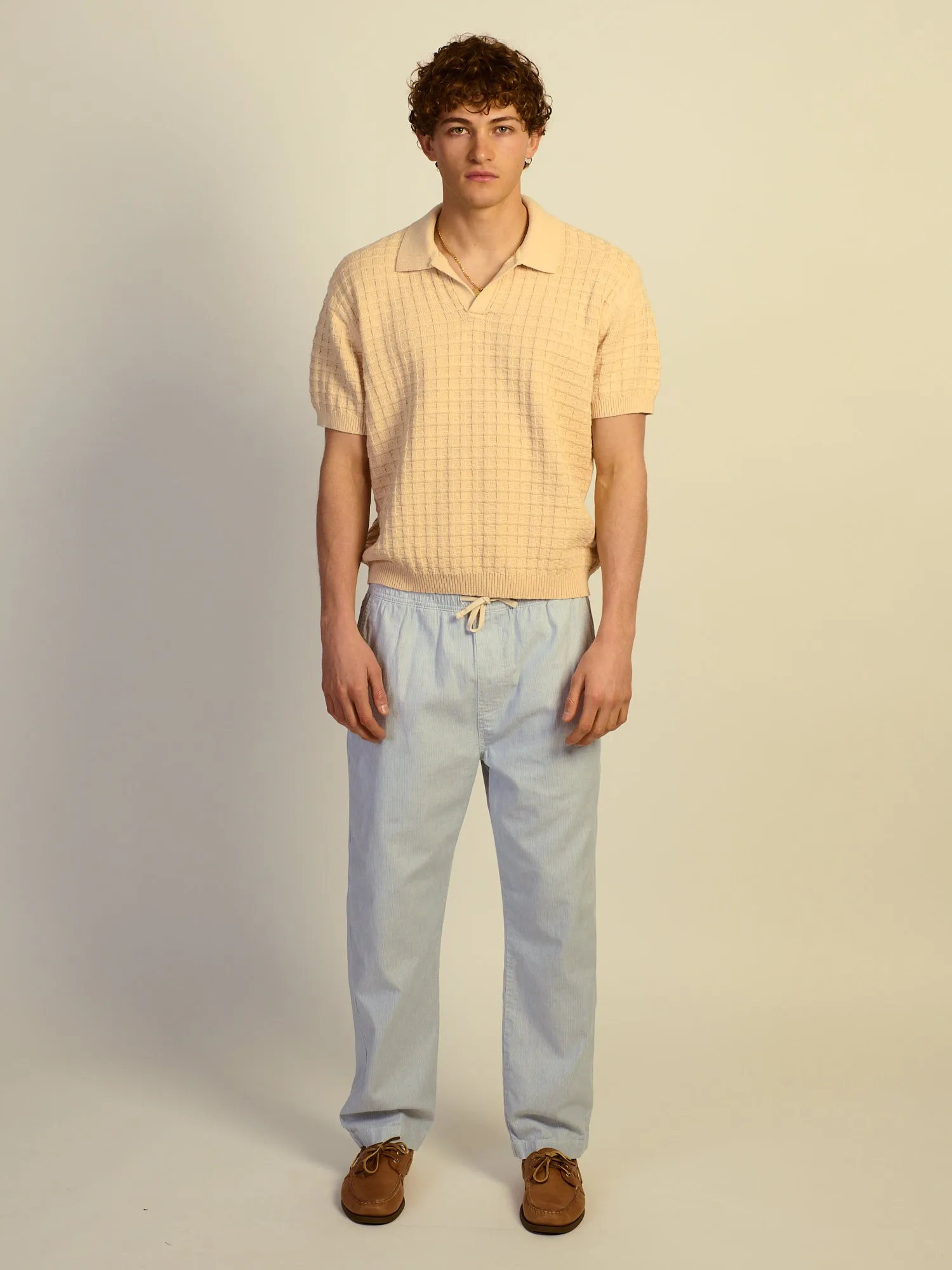 KOLBY RELAXED FIT LN BLEND PANT - BLUE sold by Boathouse product image thumbnail 3