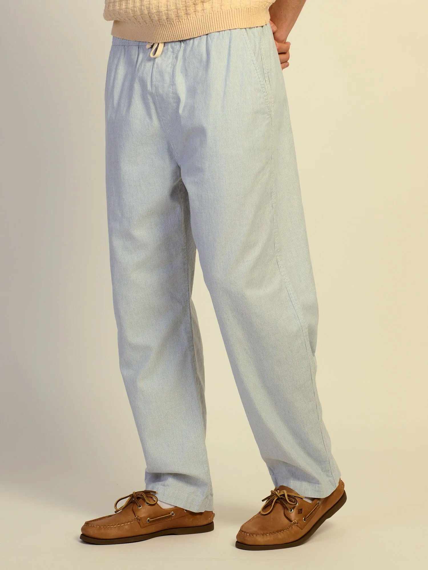 KOLBY RELAXED FIT LN BLEND PANT - BLUE sold by Boathouse product image thumbnail 4