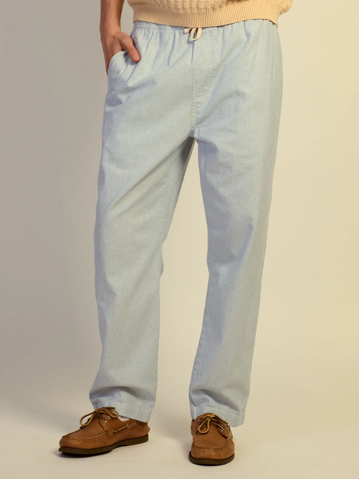 KOLBY RELAXED FIT LN BLEND PANT - BLUE sold by Boathouse product image thumbnail 2