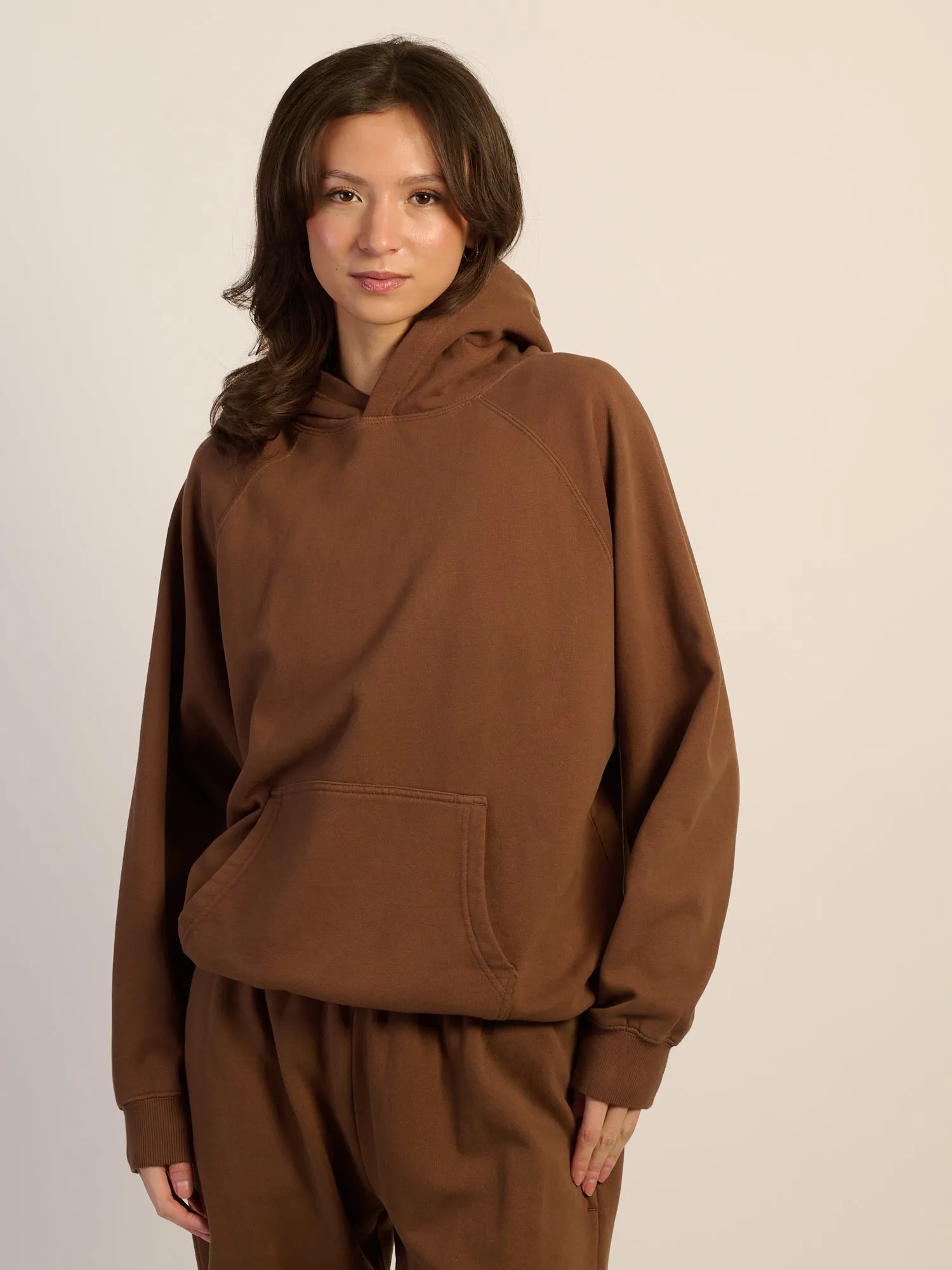 HARLOW CLOUD HOODIE - CHOCOLATE sold by Boathouse