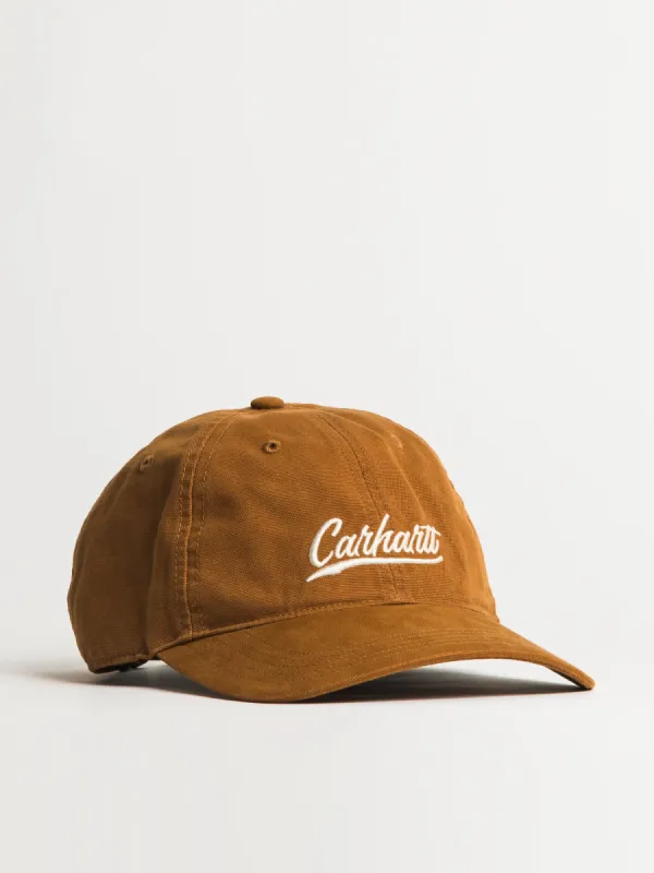 CANVAS SCRIPT CAP - CARHARTT BROWN sold by Boathouse