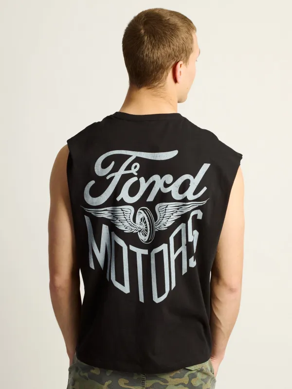 FORD MOTORS MUSCLE TANK TOP made by Boathouse