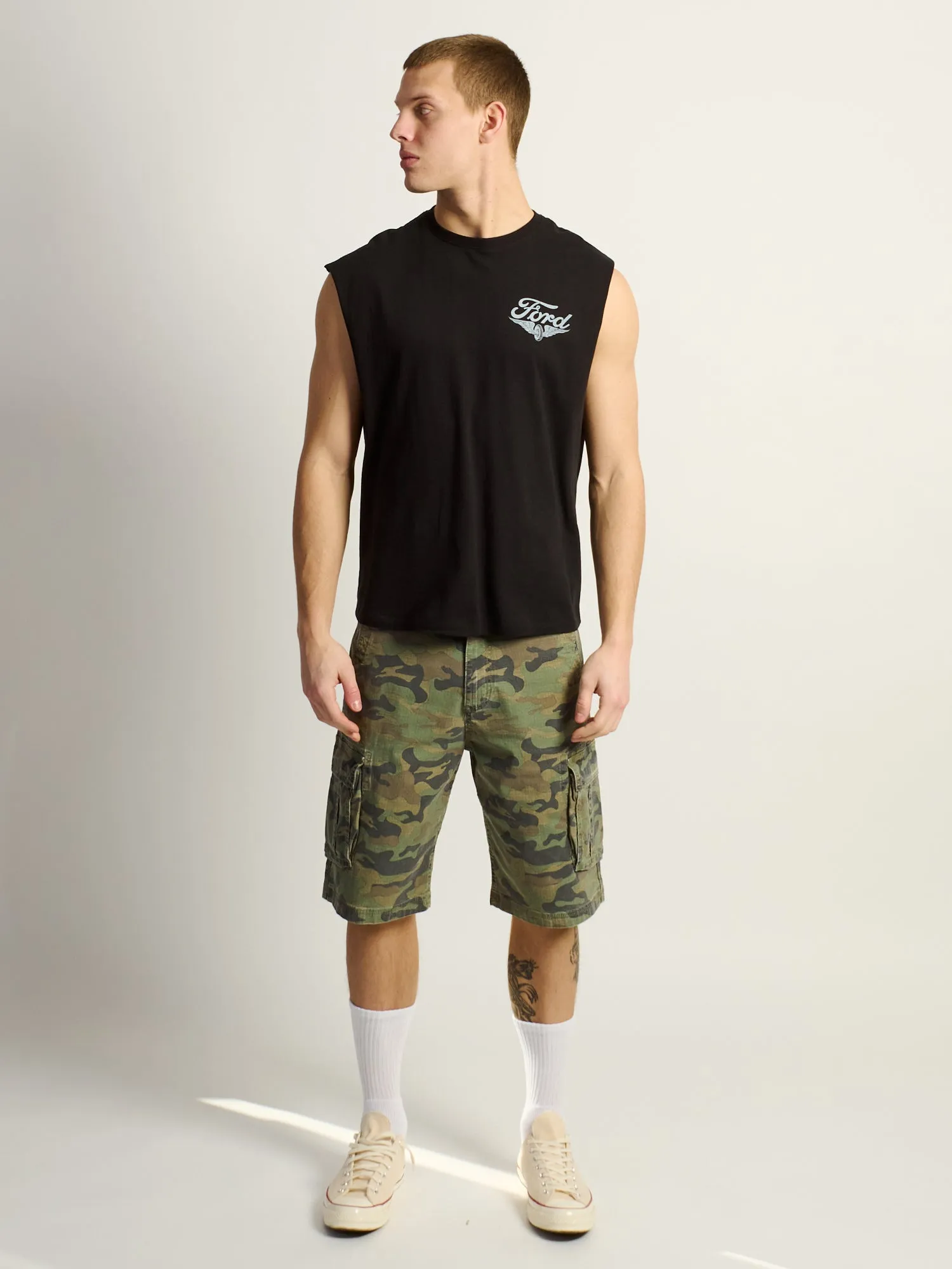 FORD MOTORS MUSCLE TANK TOP sold by Boathouse product image thumbnail 3