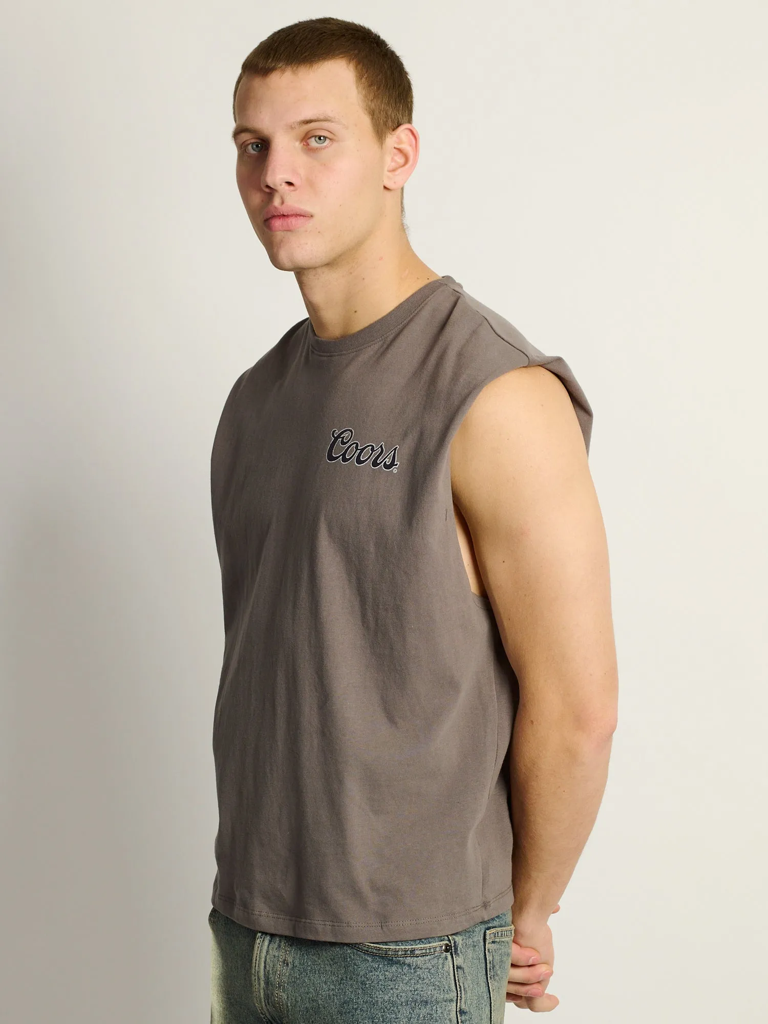 COORS RODEO MUSCLE TANK TOP sold by Boathouse product image thumbnail 4