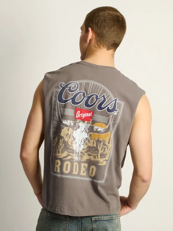 COORS RODEO MUSCLE TANK TOP made by Coors