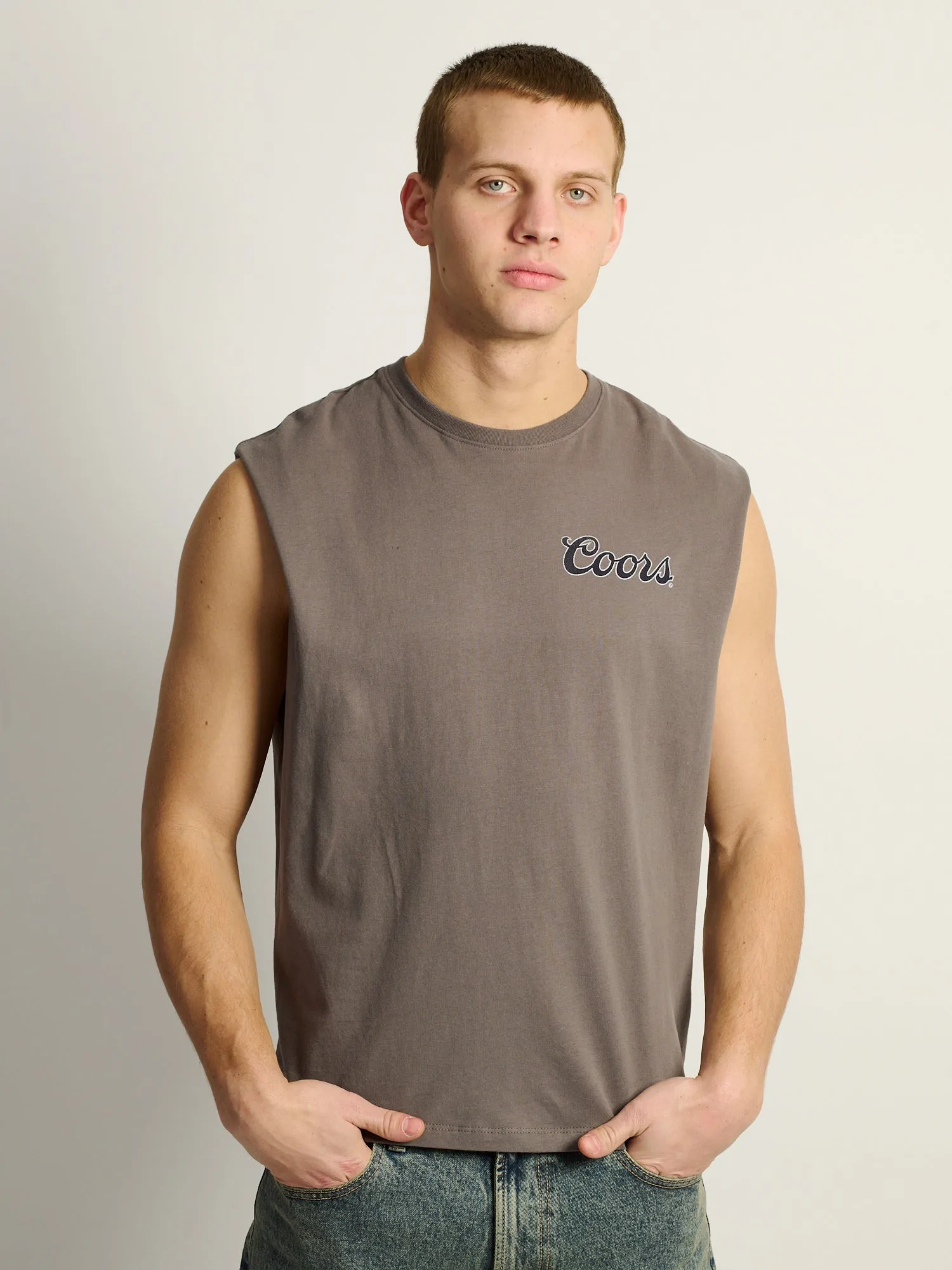 COORS RODEO MUSCLE TANK TOP sold by Boathouse product image thumbnail 2