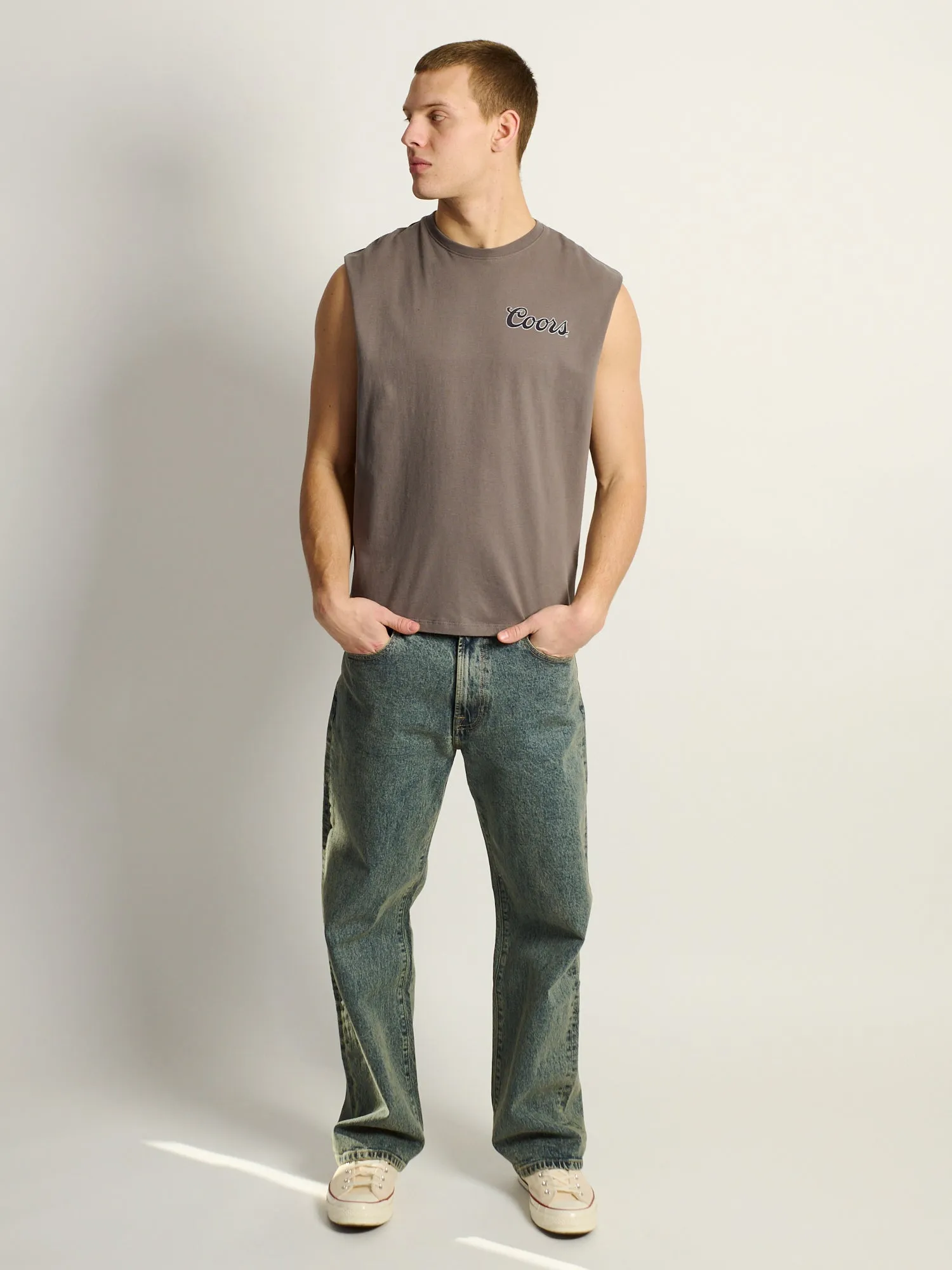 COORS RODEO MUSCLE TANK TOP sold by Boathouse product image thumbnail 3