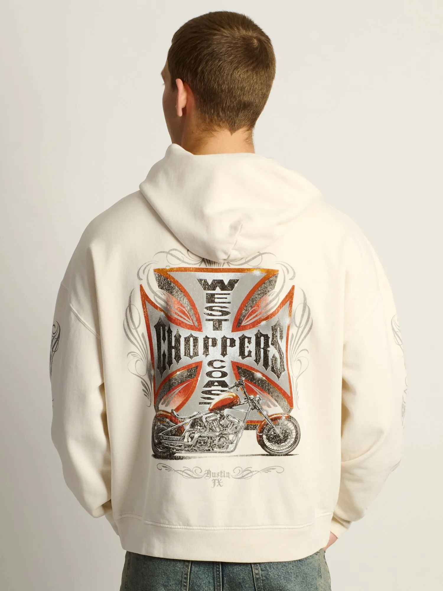 WEST COAST CHOPPER RELAXED PULL OVER HOODIE sold by Boathouse