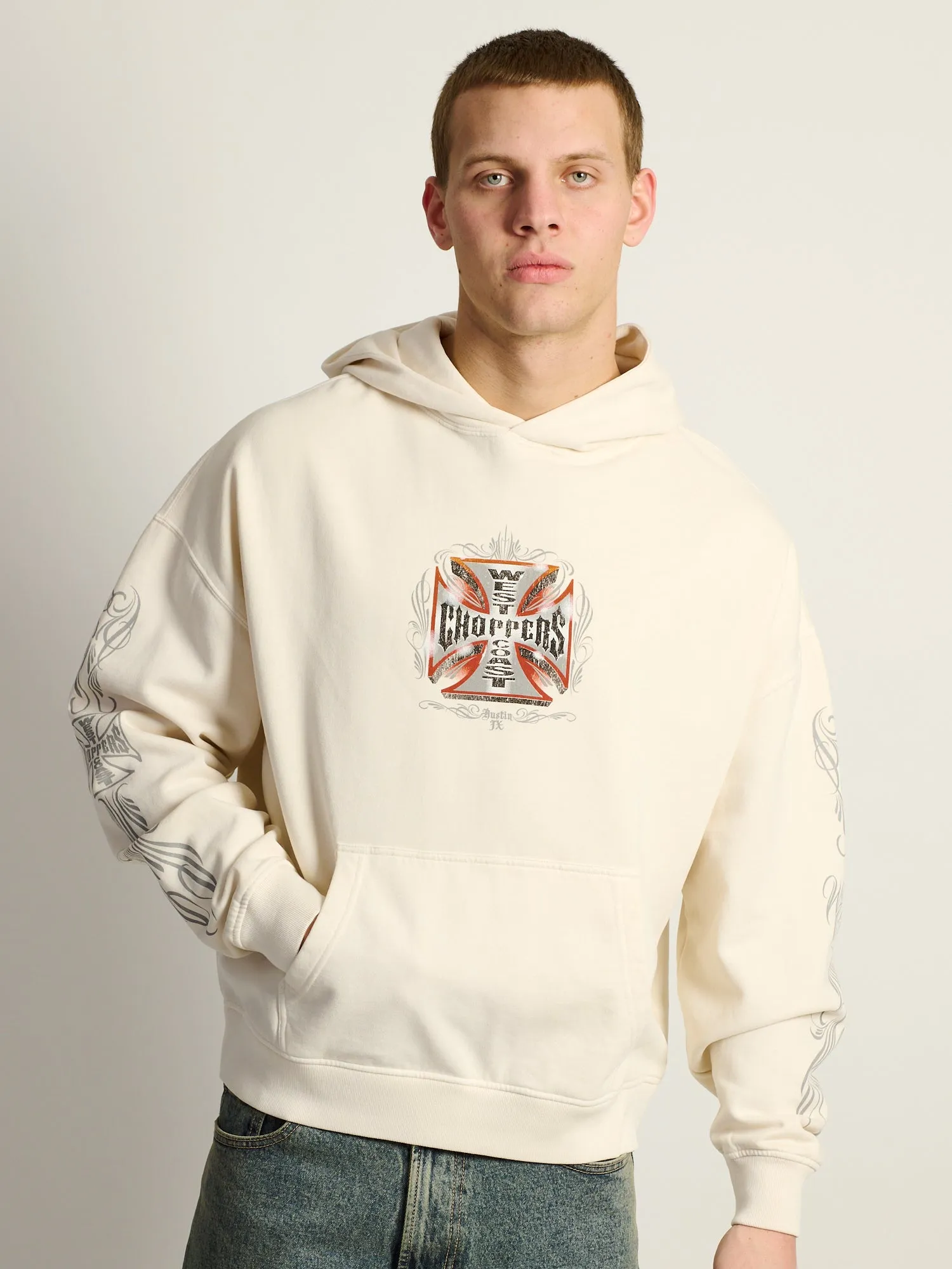 WEST COAST CHOPPER RELAXED PULL OVER HOODIE sold by Boathouse product image thumbnail 2