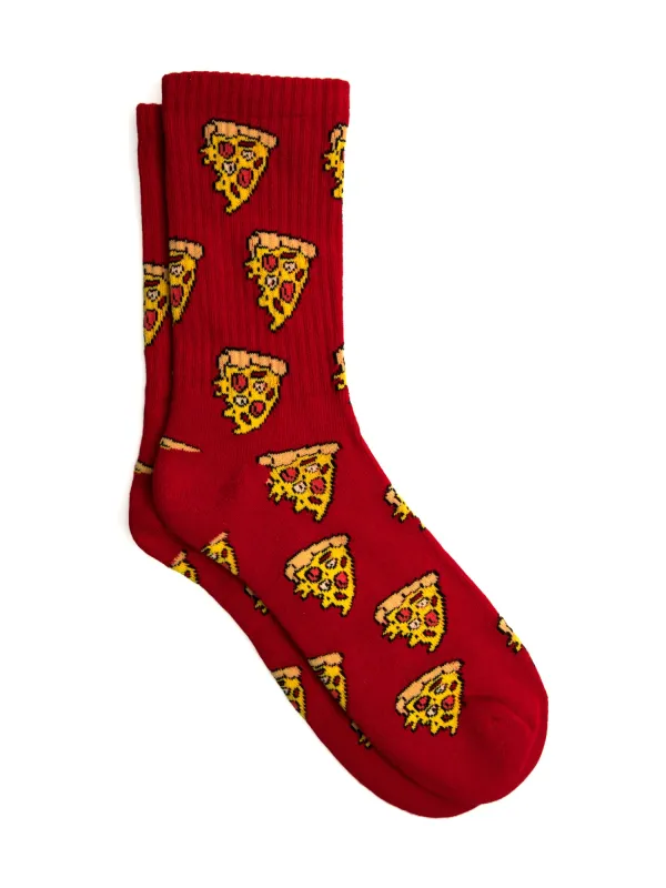 BOATHOUSE PIZZA SOCKS - RED sold by Boathouse