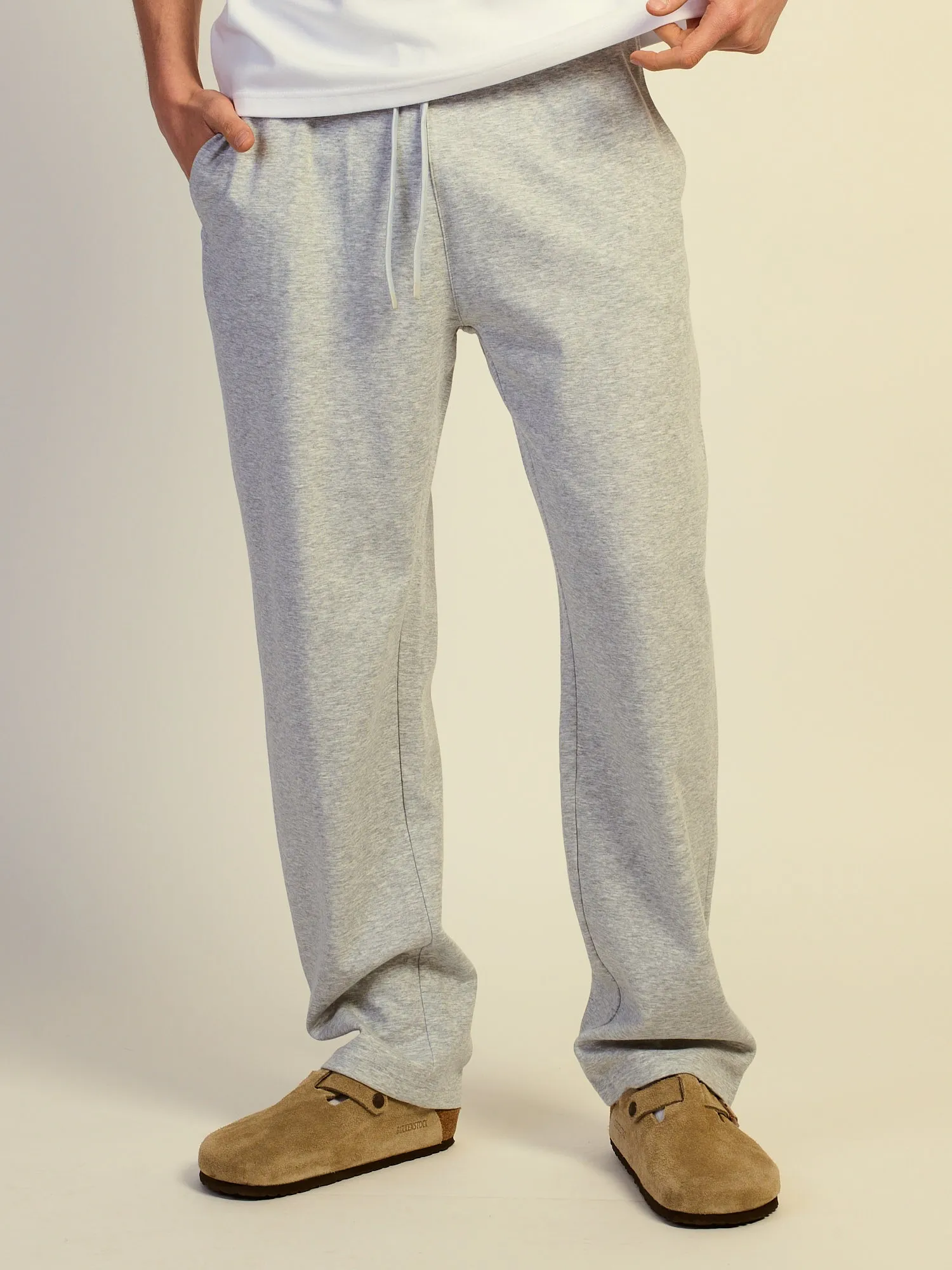 KOLBY KEEP COOL STRAIGHT LEG PANT - HEATHER GREY sold by Boathouse