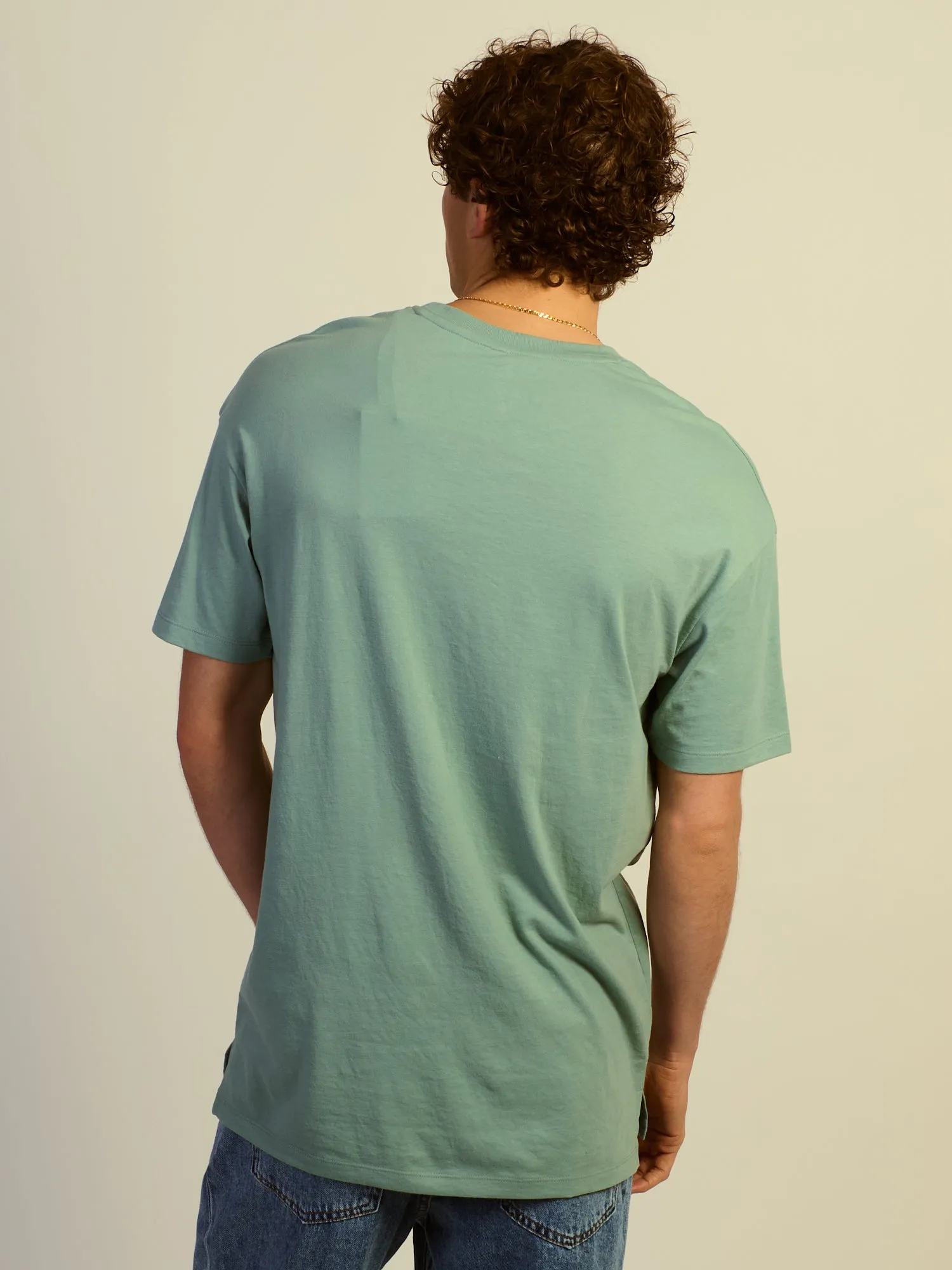 LONG FIT TEE - DUSTY GREEN sold by Boathouse product image thumbnail 4