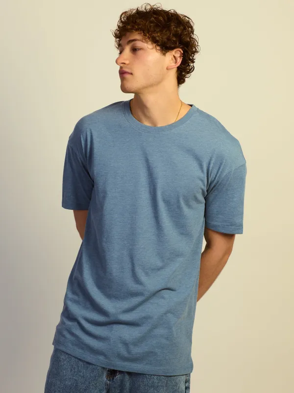 LONG FIT TEE - HEATHER BLUE sold by Boathouse