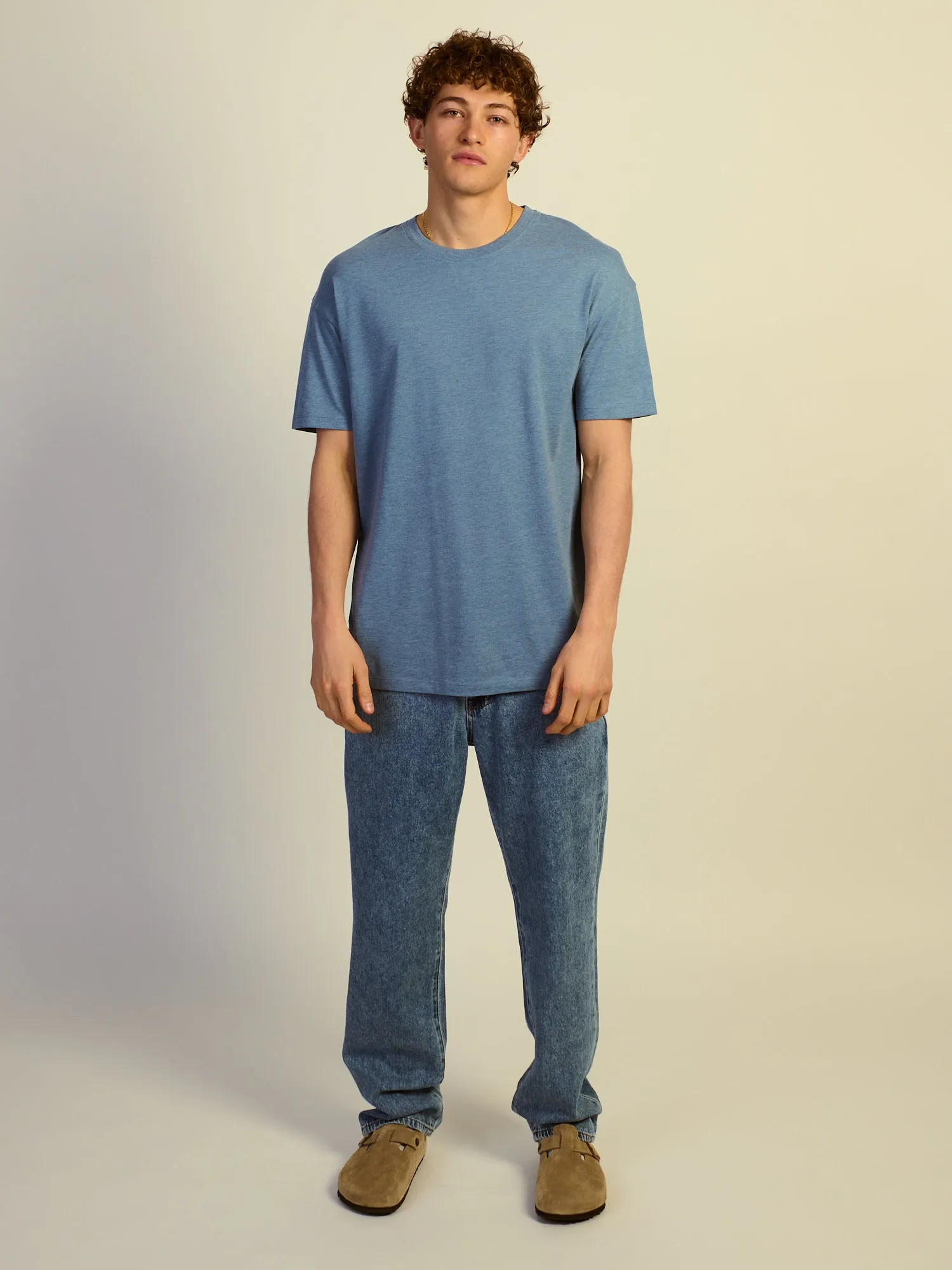 LONG FIT TEE - HEATHER BLUE sold by Boathouse product image thumbnail 2