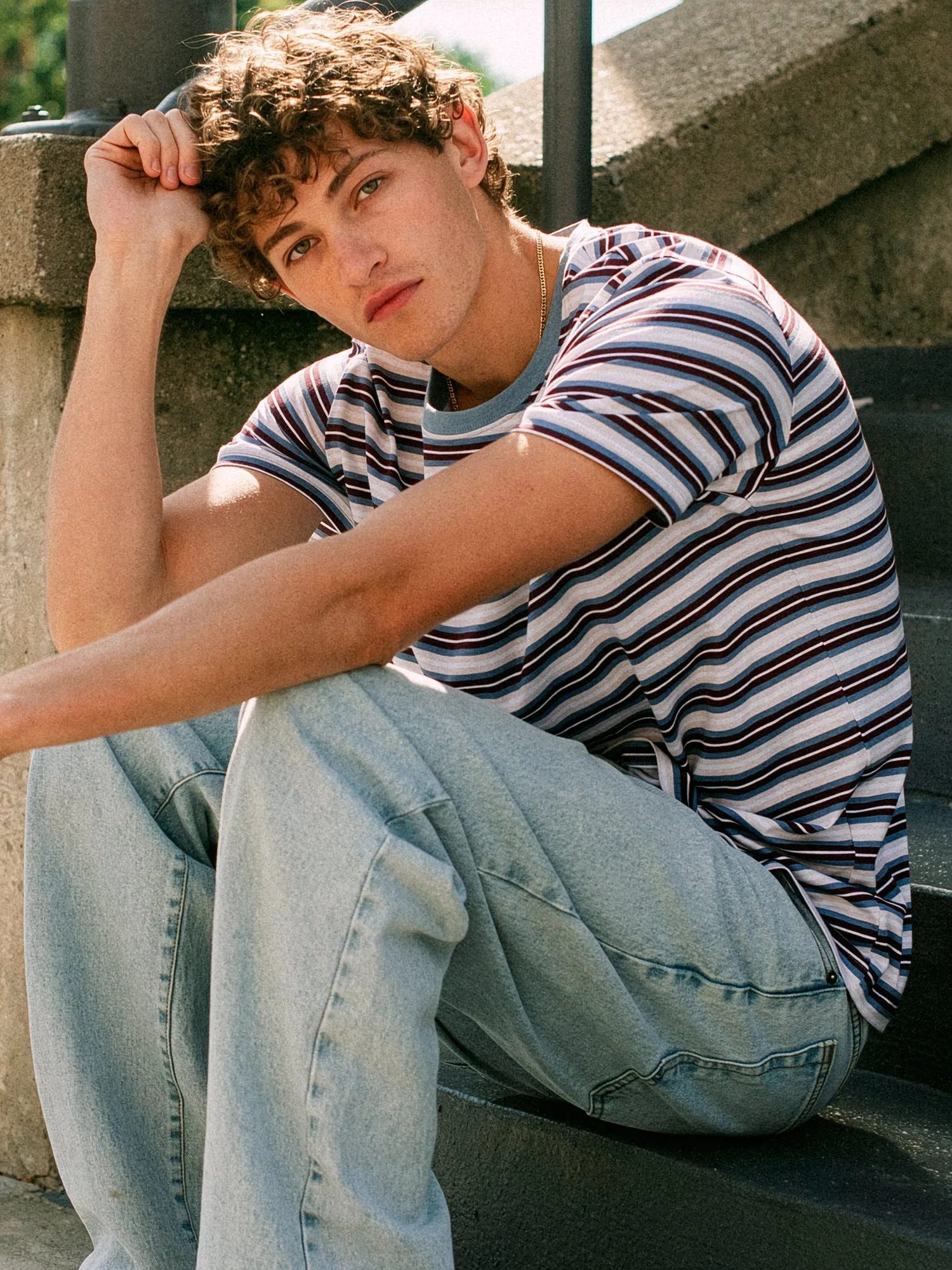 VICTOR CREWNECK - STRIPE sold by Boathouse