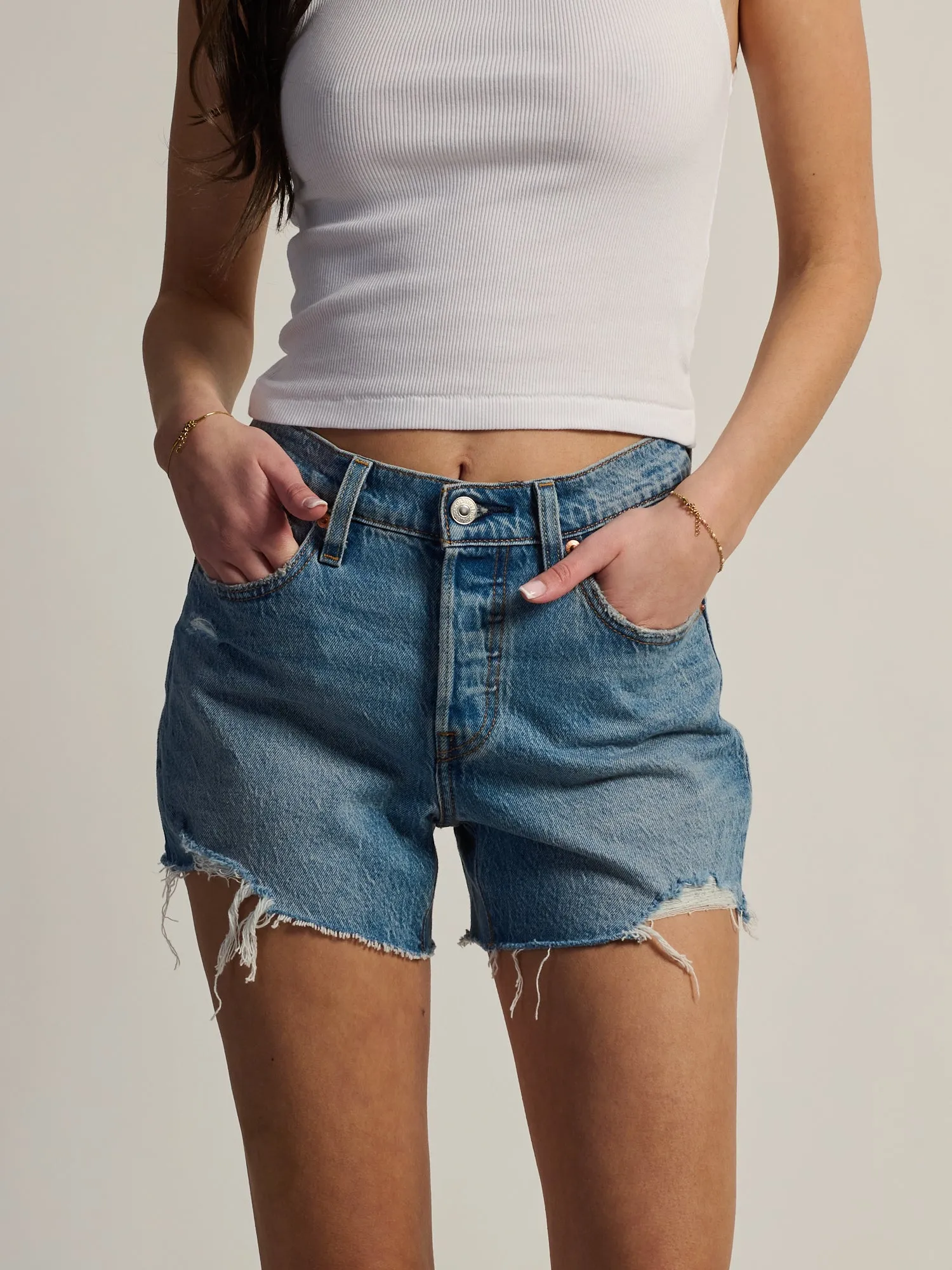 LEVIS 501 CURVE SHORT - SUCCESS sold by Boathouse