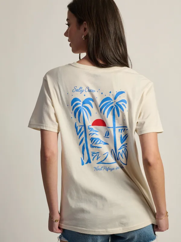 SALTY CREW GEO PALM BOYFRIEND TEE sold by Boathouse