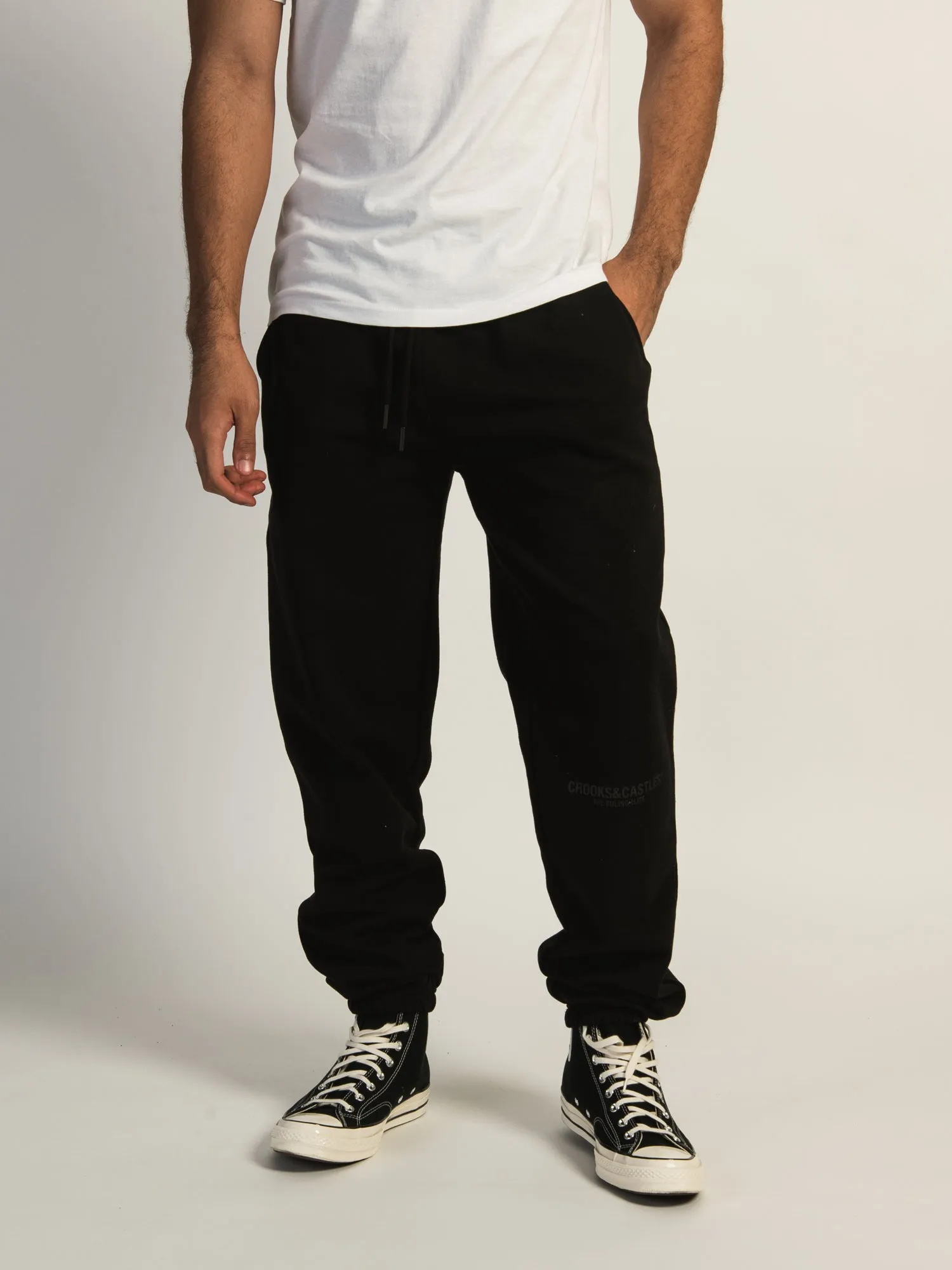 CROOKS & CASTLES RUBBER PATCH JOGGER sold by Boathouse