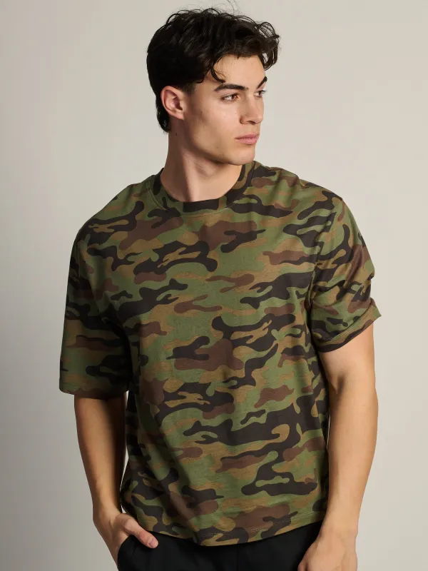 SHORT CUT TEE - CAMOUFLAGE made by Boathouse