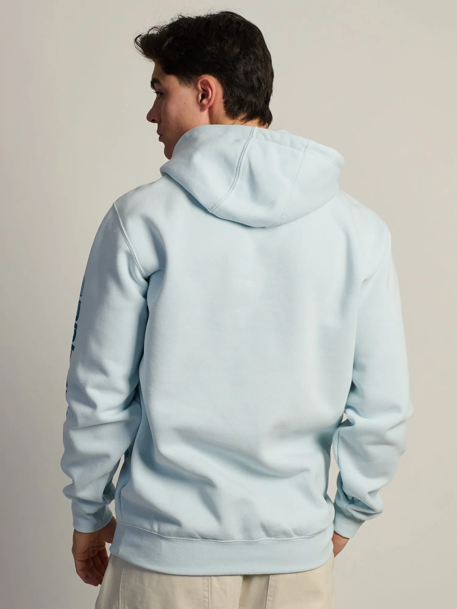 CARHARTT LOGO SLEEVE PULL OVER HOODIE - FOG sold by Boathouse product image thumbnail 4