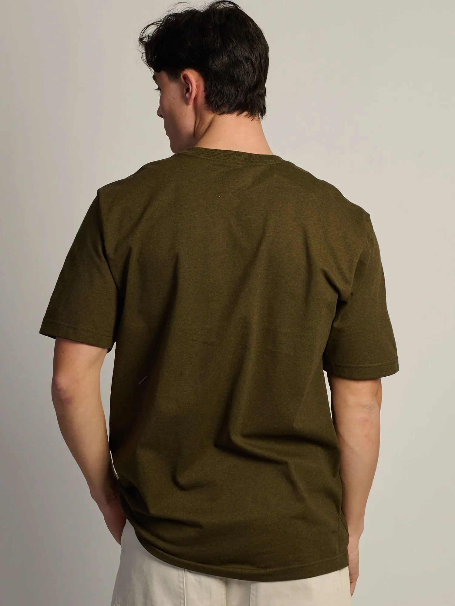 CARHARTT WORKWEAR POCKET T-SHIRT - LOG HEATHER sold by Boathouse product image thumbnail 4