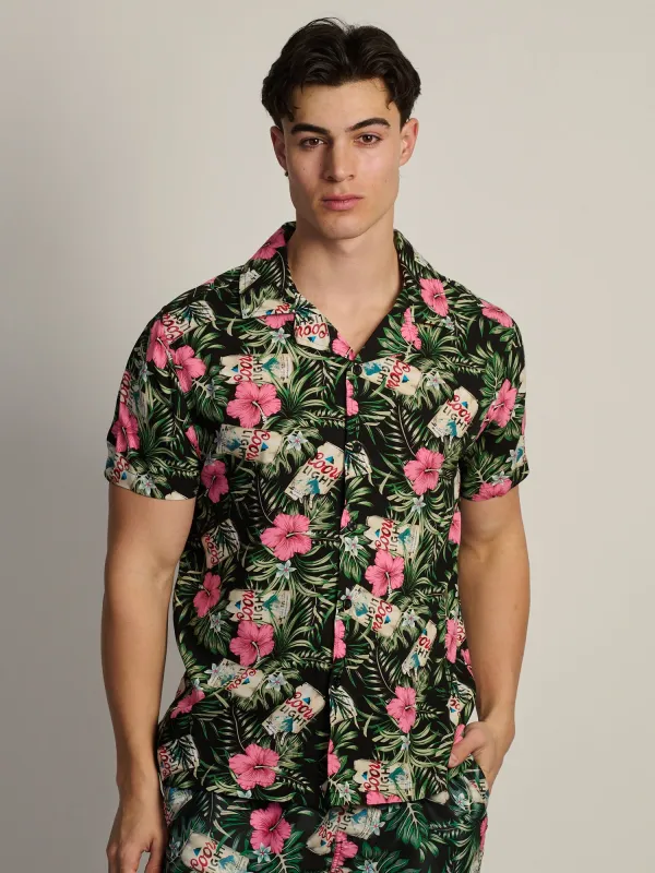 COORS FLORAL WOVEN SHIRT sold by Boathouse