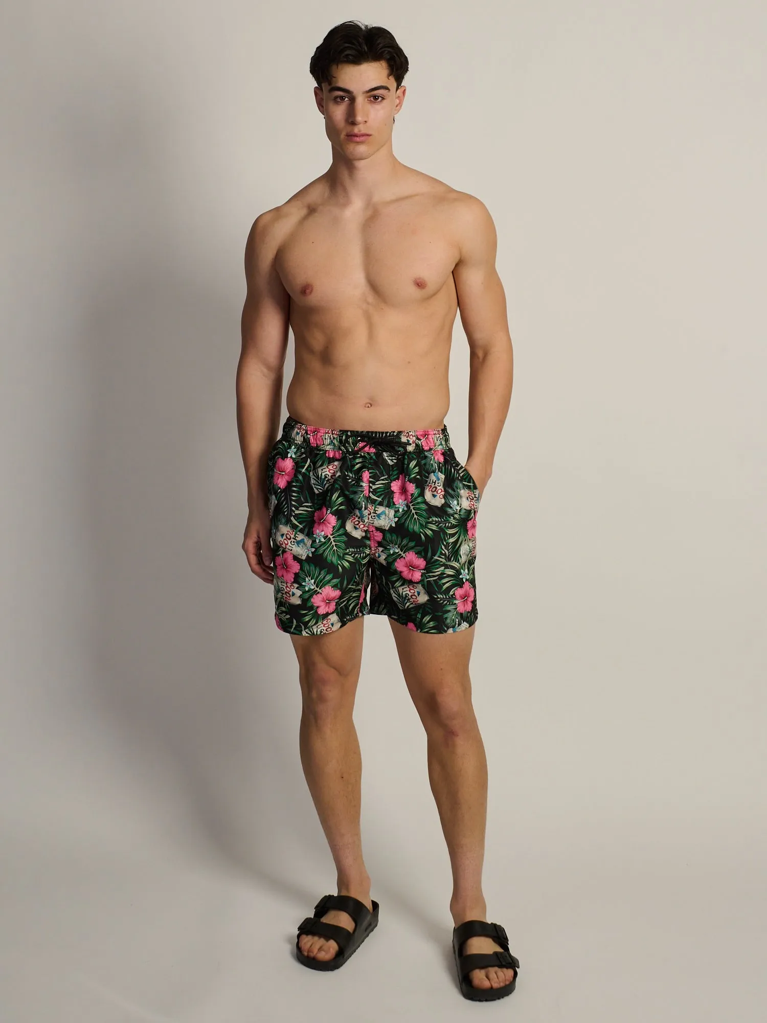 COORS LIGHT FLORAL SWIM SHORT sold by Boathouse product image thumbnail 2