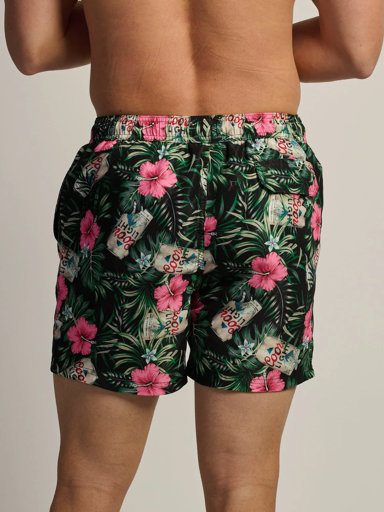 COORS LIGHT FLORAL SWIM SHORT sold by Boathouse product image thumbnail 4