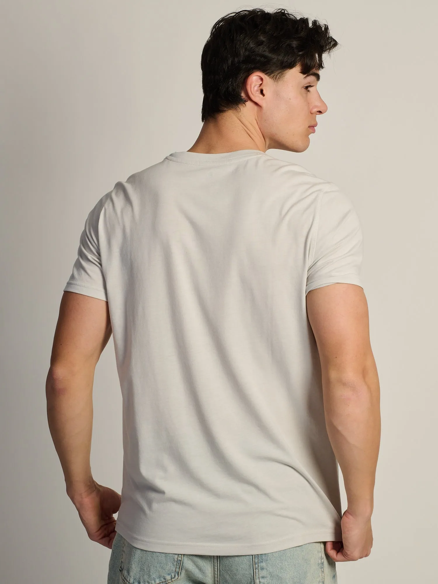 VICTOR CREWNECK TEE - LIGHT GRAY sold by Boathouse product image thumbnail 4