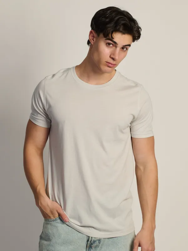 VICTOR CREWNECK TEE - LIGHT GRAY made by Boathouse