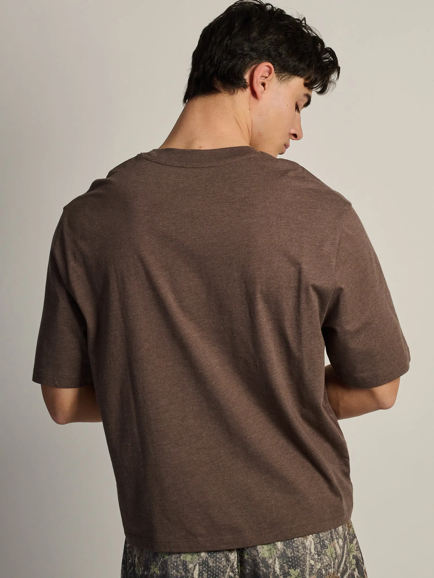 SHORT CUT TEE - HEATHER BROWN sold by Boathouse product image thumbnail 4