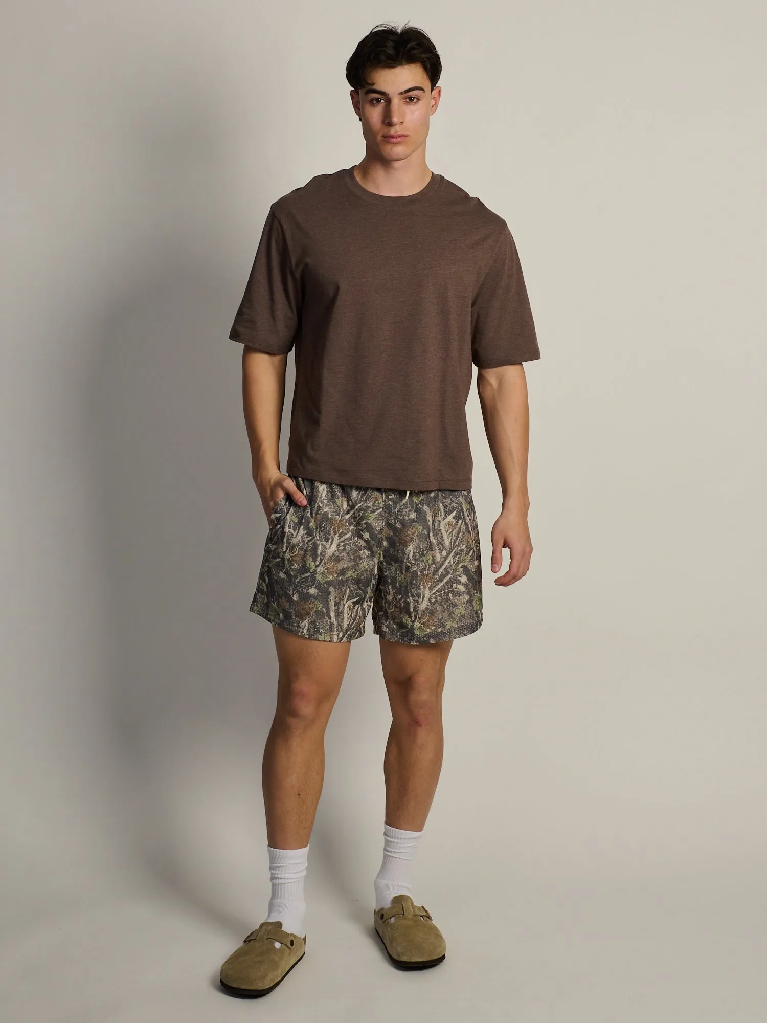 SHORT CUT TEE - HEATHER BROWN sold by Boathouse product image thumbnail 2