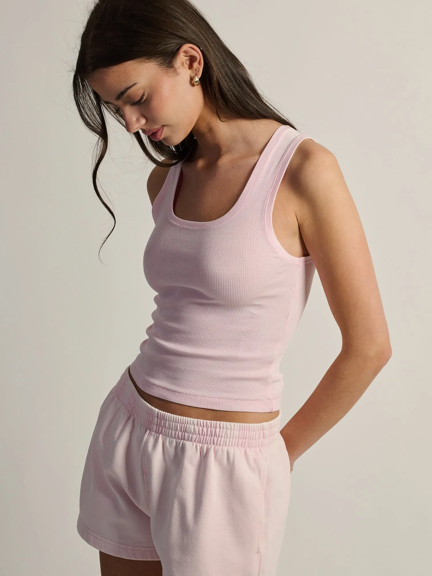 HARLOW ESSENTIAL SQUARENECK TANK - PINK sold by Boathouse product image thumbnail 4