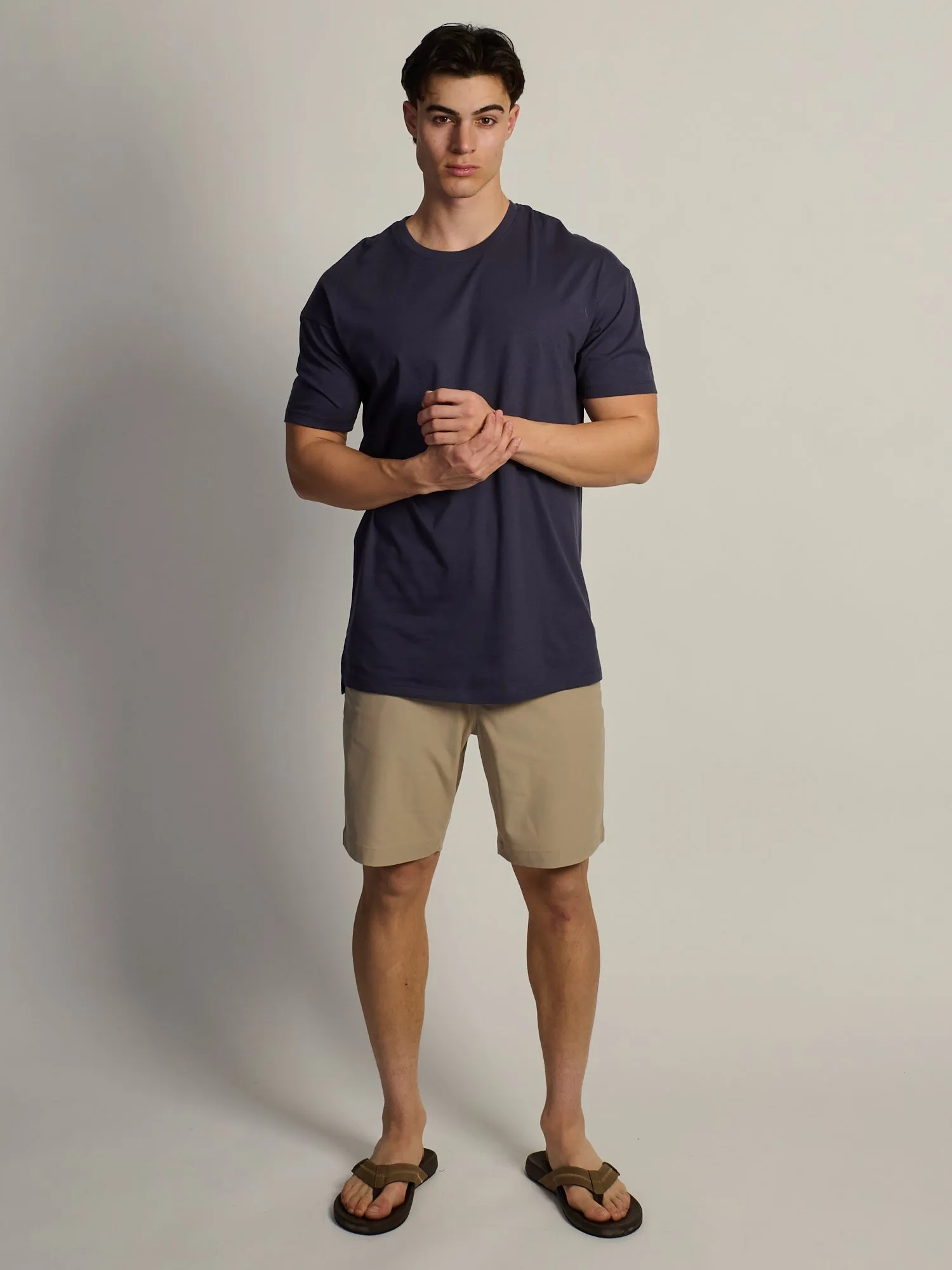 LONG FIT TEE - CHARCOAL NAVY sold by Boathouse product image thumbnail 2