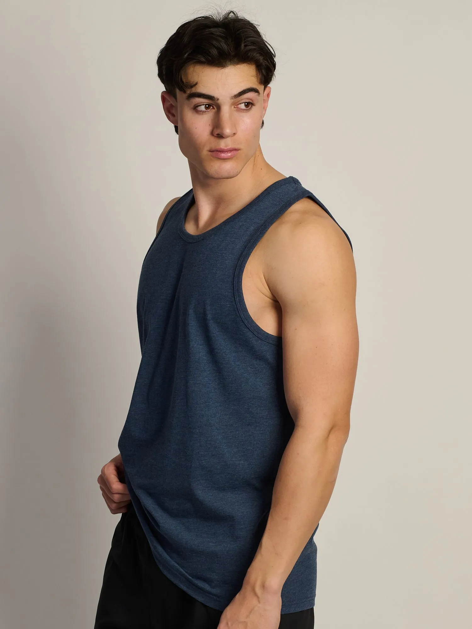 ESSENTIAL TANK - HEATHER NAVY sold by Boathouse product image thumbnail 3