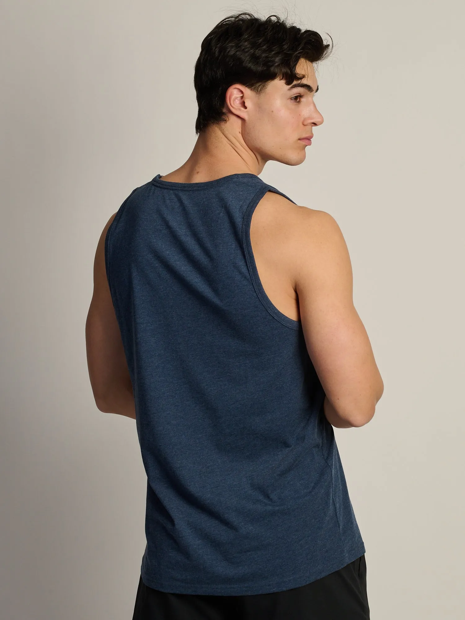 ESSENTIAL TANK - HEATHER NAVY sold by Boathouse product image thumbnail 4