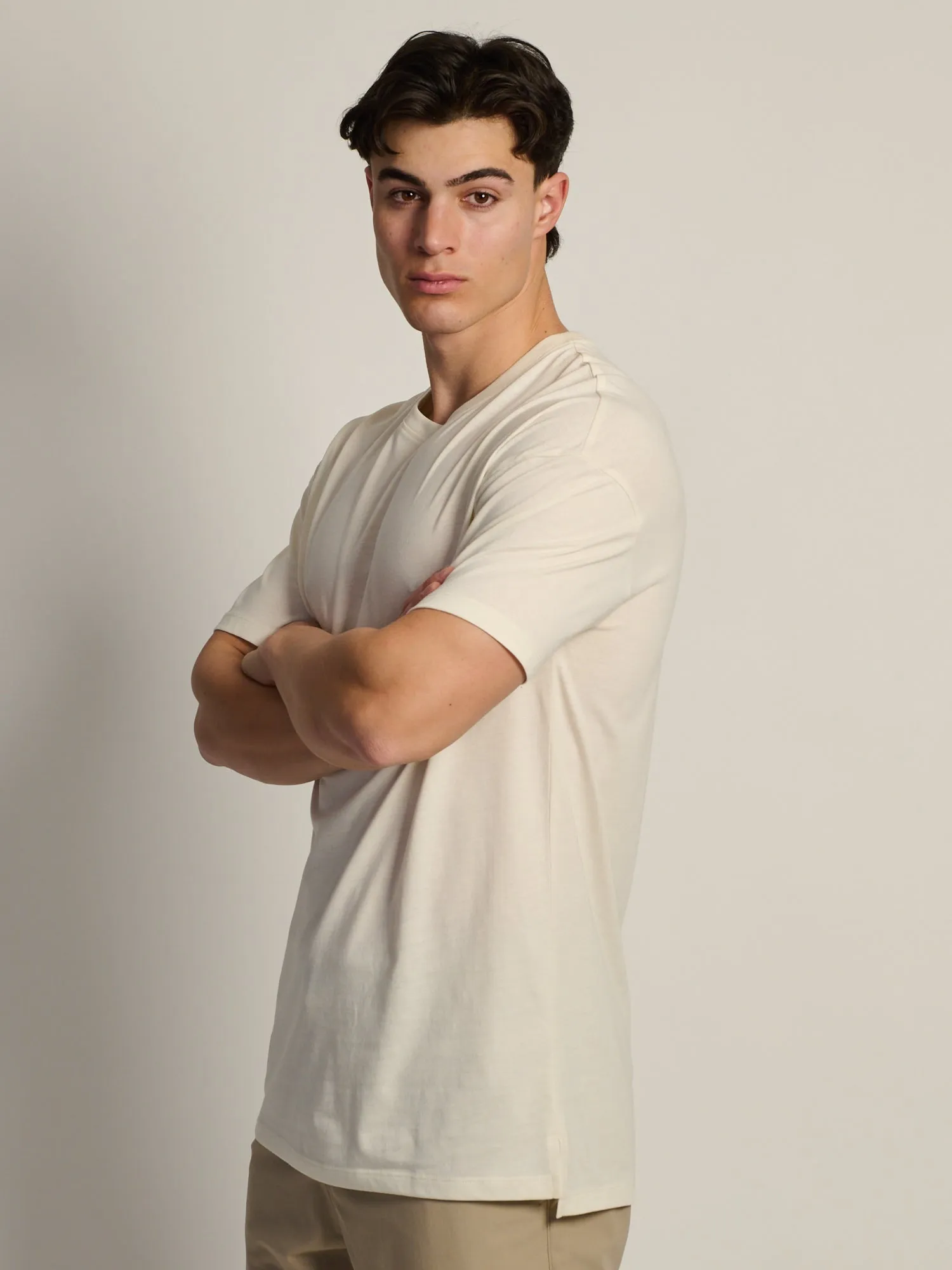 LONG FIT TEE - OFF WHITE sold by Boathouse product image thumbnail 3