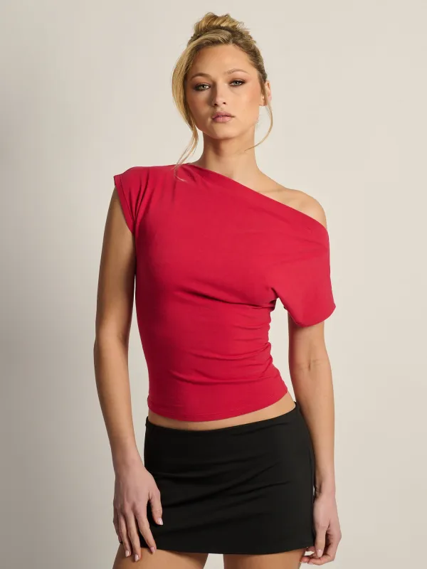 HARLOW SLOANE TEE - RUBY sold by Boathouse