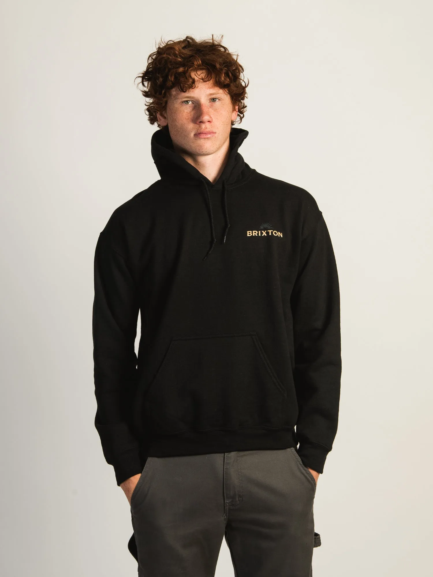 BRIXTON WRANGLING PULLOVER HOODIE sold by Boathouse product image thumbnail 2