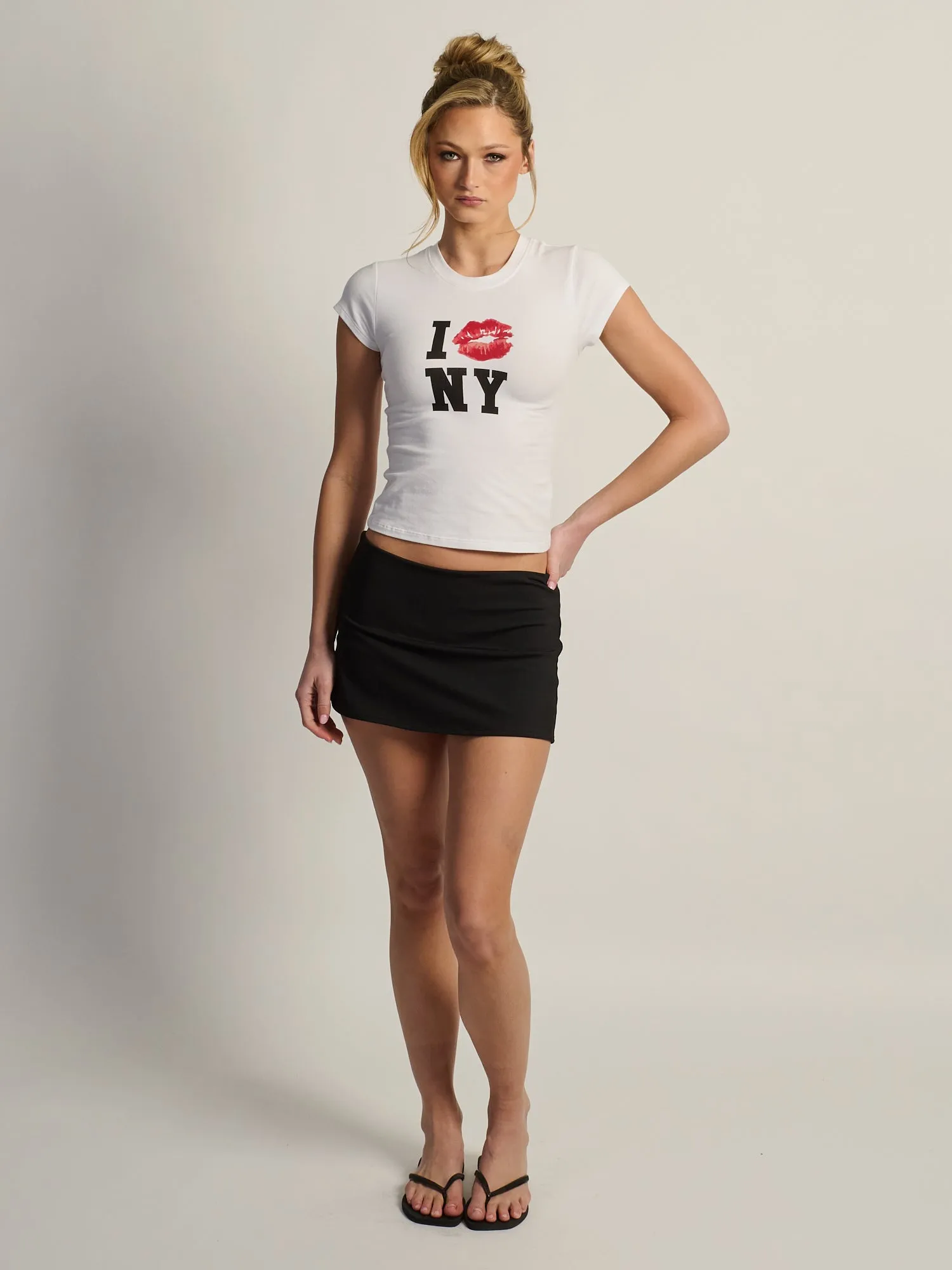 HARLOW KATIE TEE - NY - WHITE sold by Boathouse product image thumbnail 2