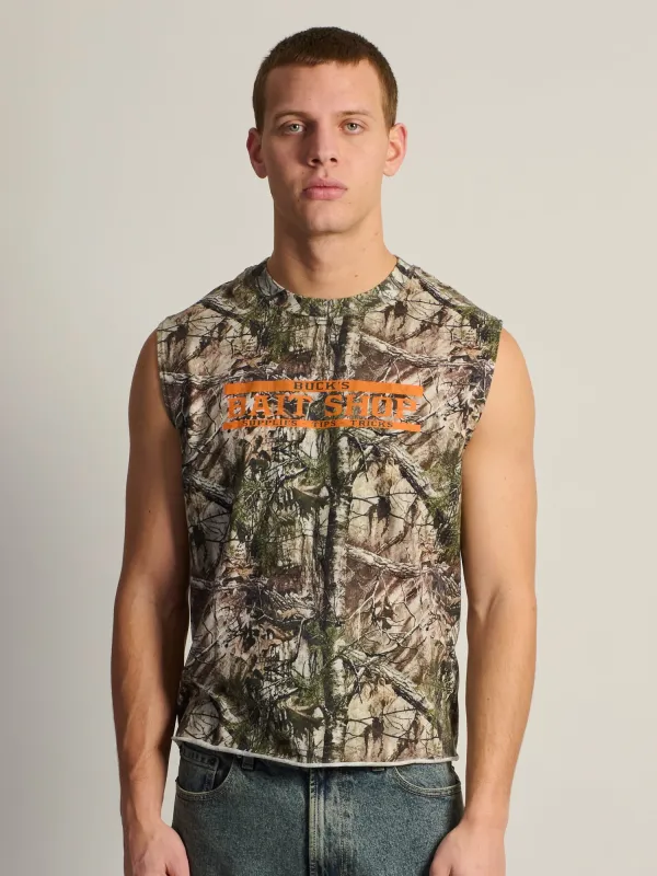 KOLBY SHORT CUT MUSCLE TANK - CAMO made by Kolby