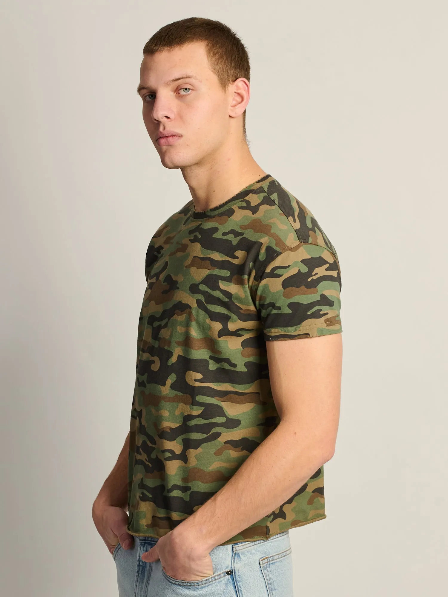 KOLBY SHORT CUT MUSCLE TEE - CAMOUFLAGE sold by Boathouse product image thumbnail 3