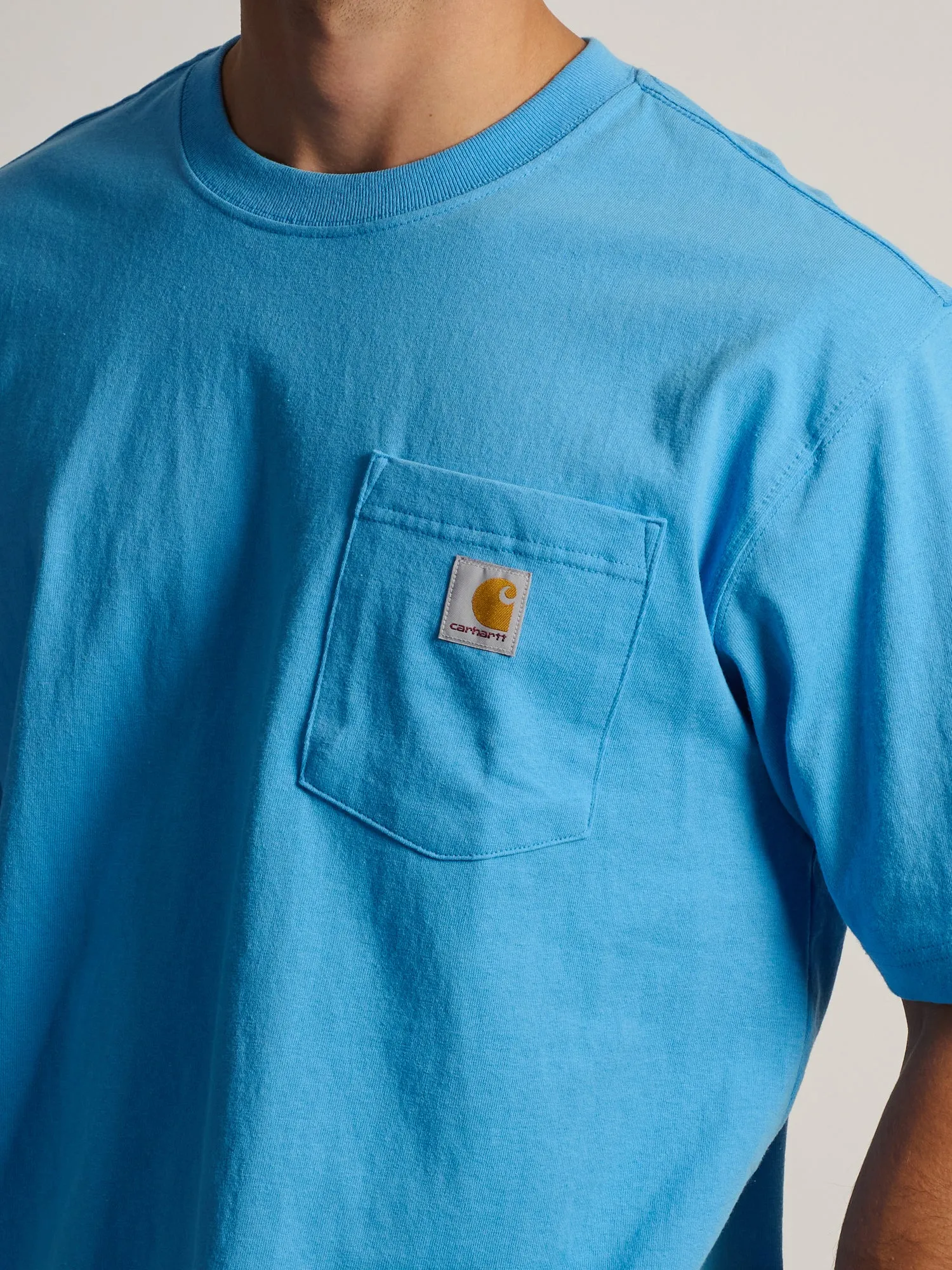 CARHARTT WORKWEAR POCKET T-SHIRT - BLUE sold by Boathouse product image thumbnail 3