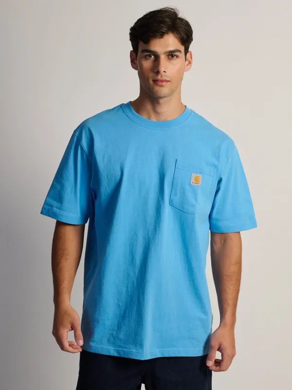 CARHARTT WORKWEAR POCKET T-SHIRT - BLUE made by Carhartt