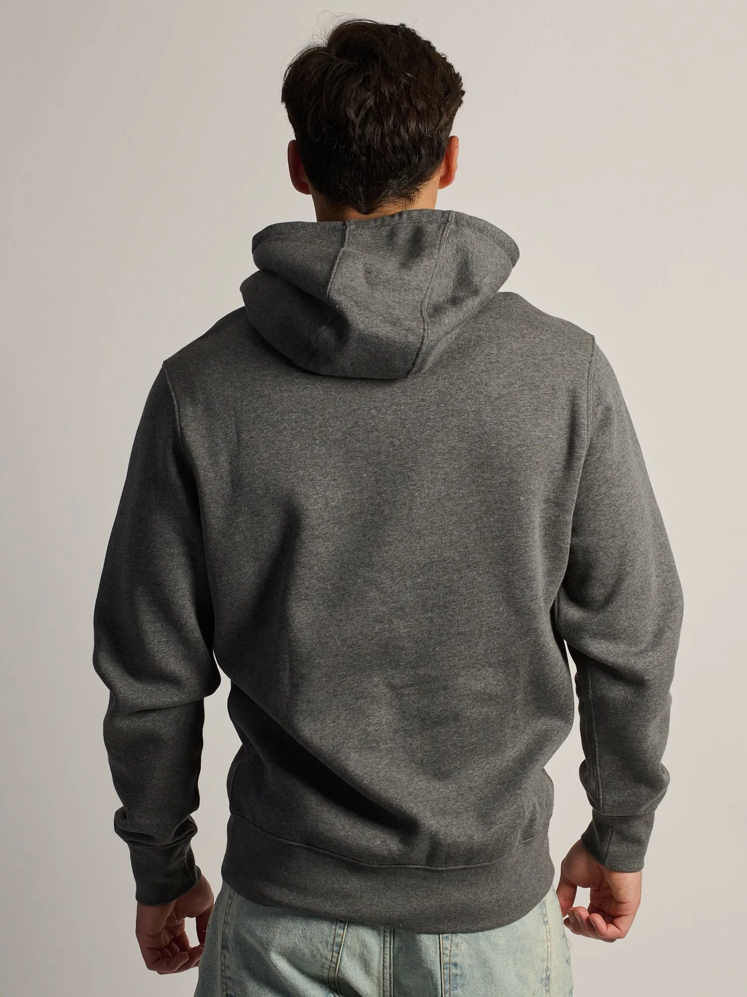 NIKE SPORTSWEAR CLUB PULL OVER HODDIE- CHARCOAL sold by Boathouse product image thumbnail 5