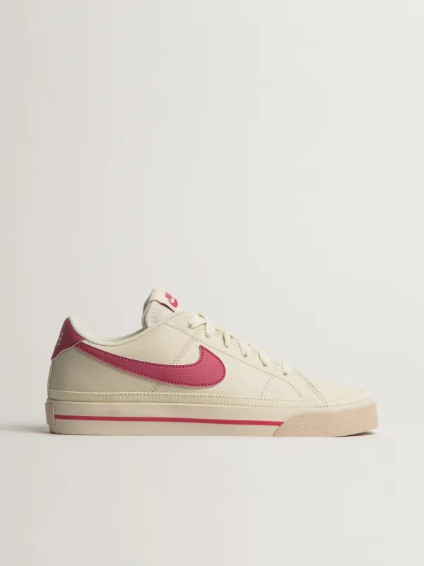 WOMENS NIKE COURT LEGACY NEXT NATURE SNEAKER - WHITE/PINK sold by Boathouse