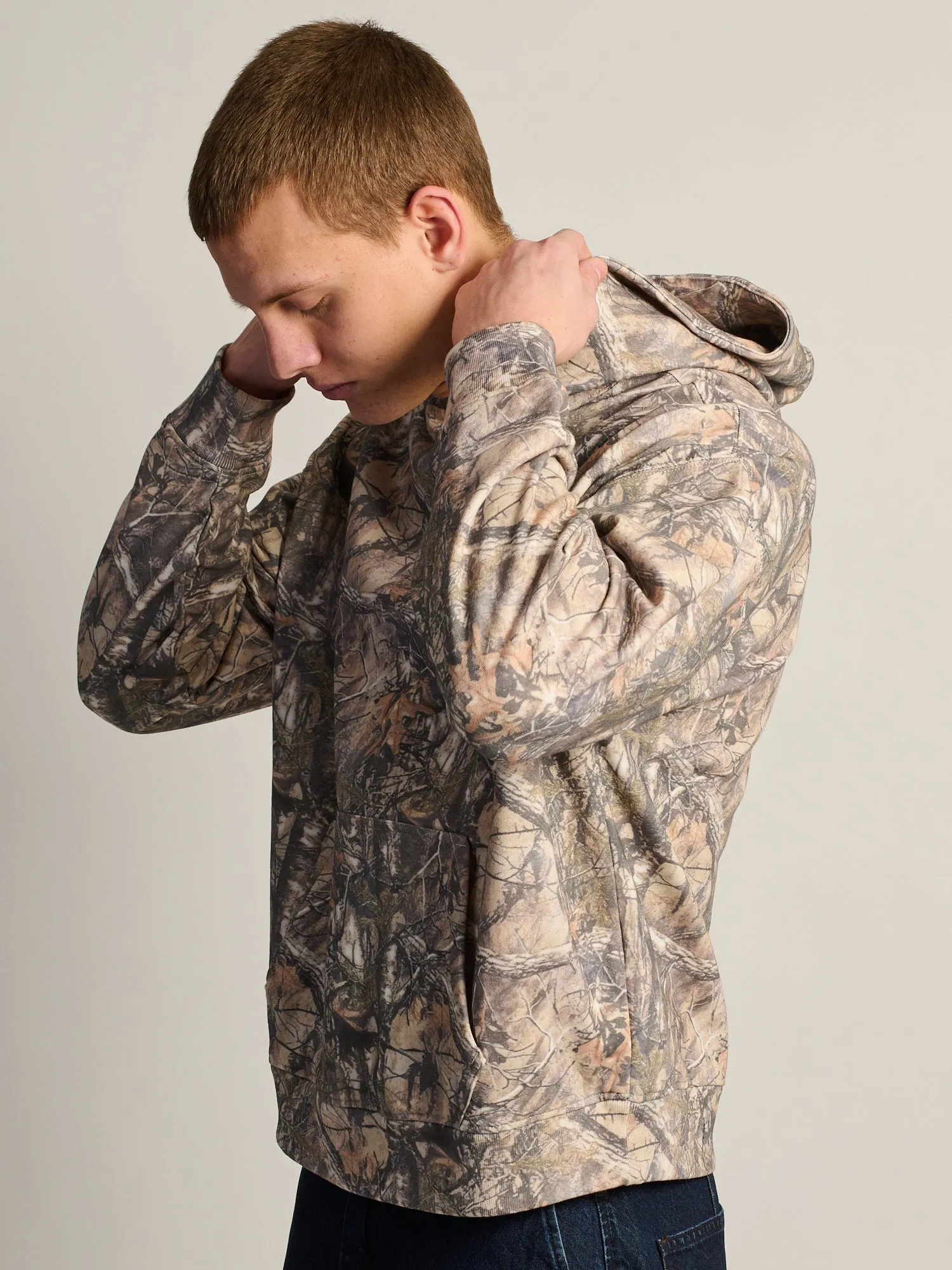 KOLBY RELAXED FIT HOODIE - CAMOUFLAGE sold by Boathouse product image thumbnail 3